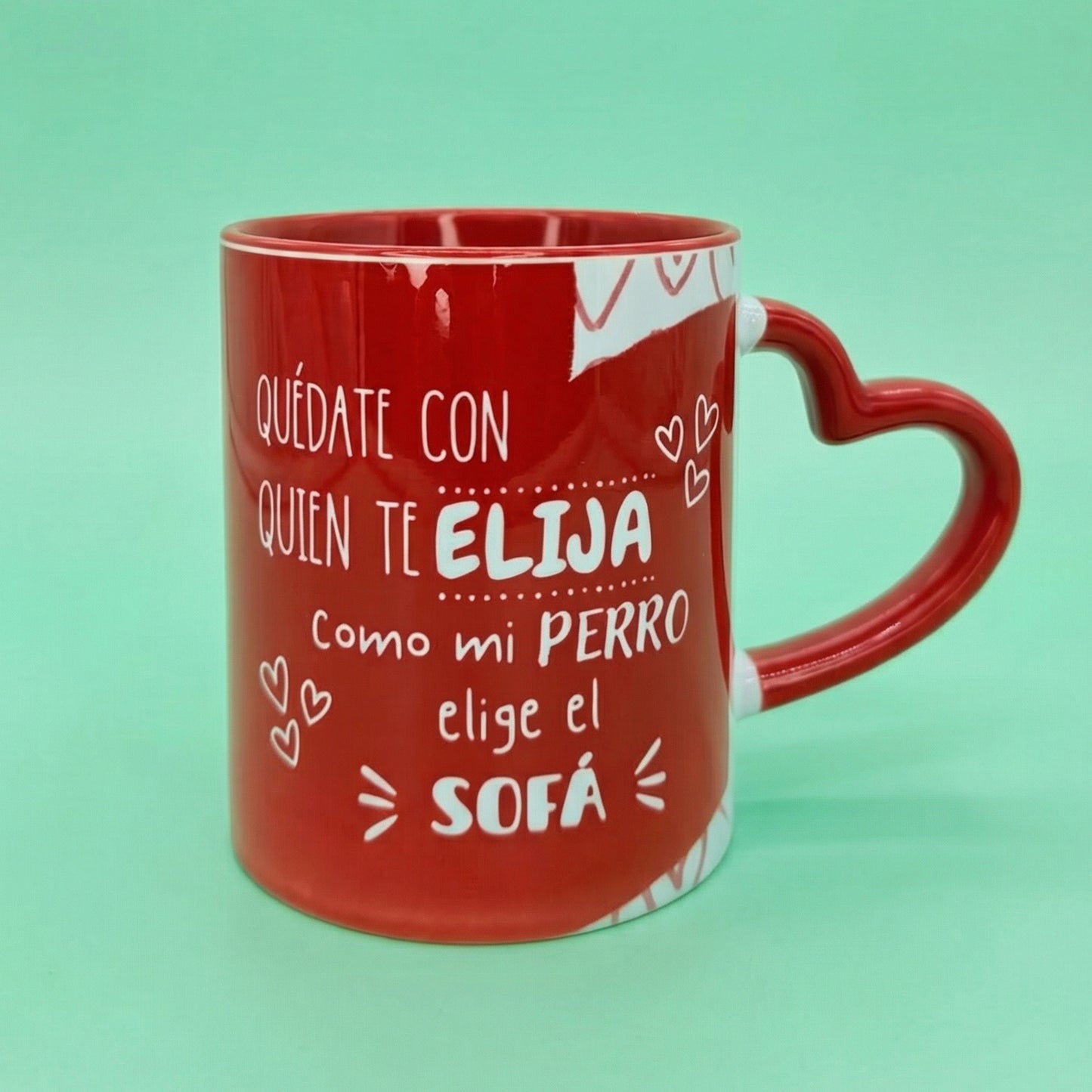 TAZA ASA CORAZON ROJO LOVE MOOD (EDICION LIMITADA)