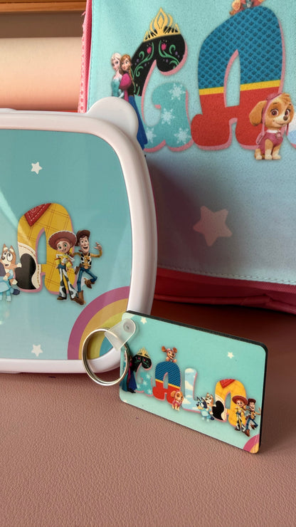 Llavero personalizable doble cara