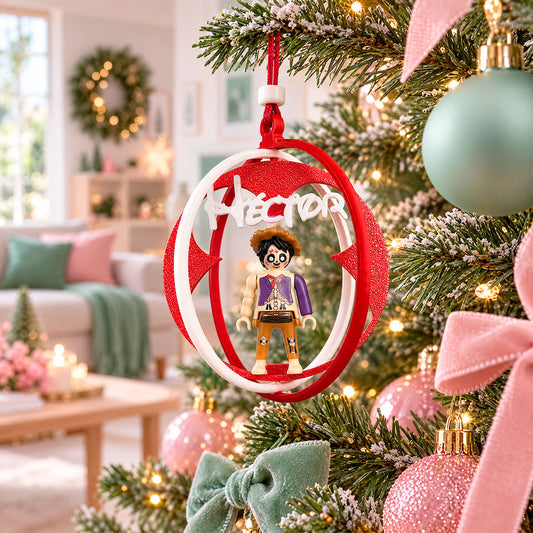 Bola de Navidad personalizada para Playmobil Disney de Kinder