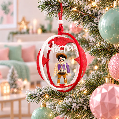 Bola de Navidad personalizada para Playmobil Disney de Kinder