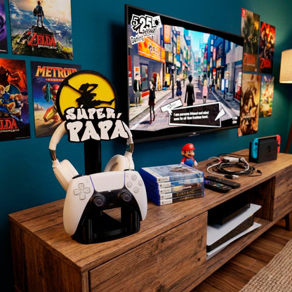 SOPORTE MANDO Y CASCOS PLAYSTATION 5 (COLECCIÓN DÍA DEL PADRE 2026)