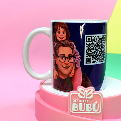 TAZA CON CANCION QR (COLECCIÓN DÍA DEL PADRE 2026)