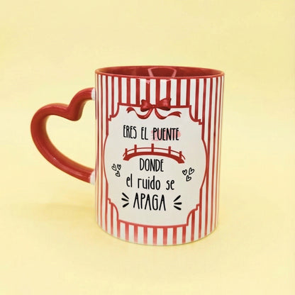 TAZA ASA CORAZON ROJO LOVE MOOD (EDICION LIMITADA)