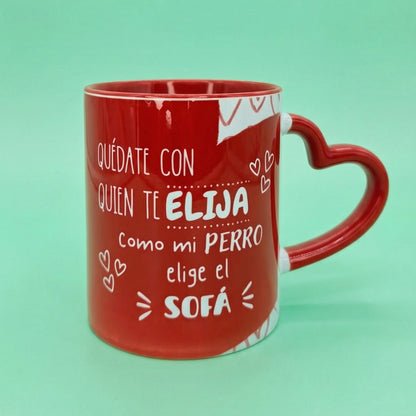TAZA ASA CORAZON ROJO LOVE MOOD (EDICION LIMITADA)