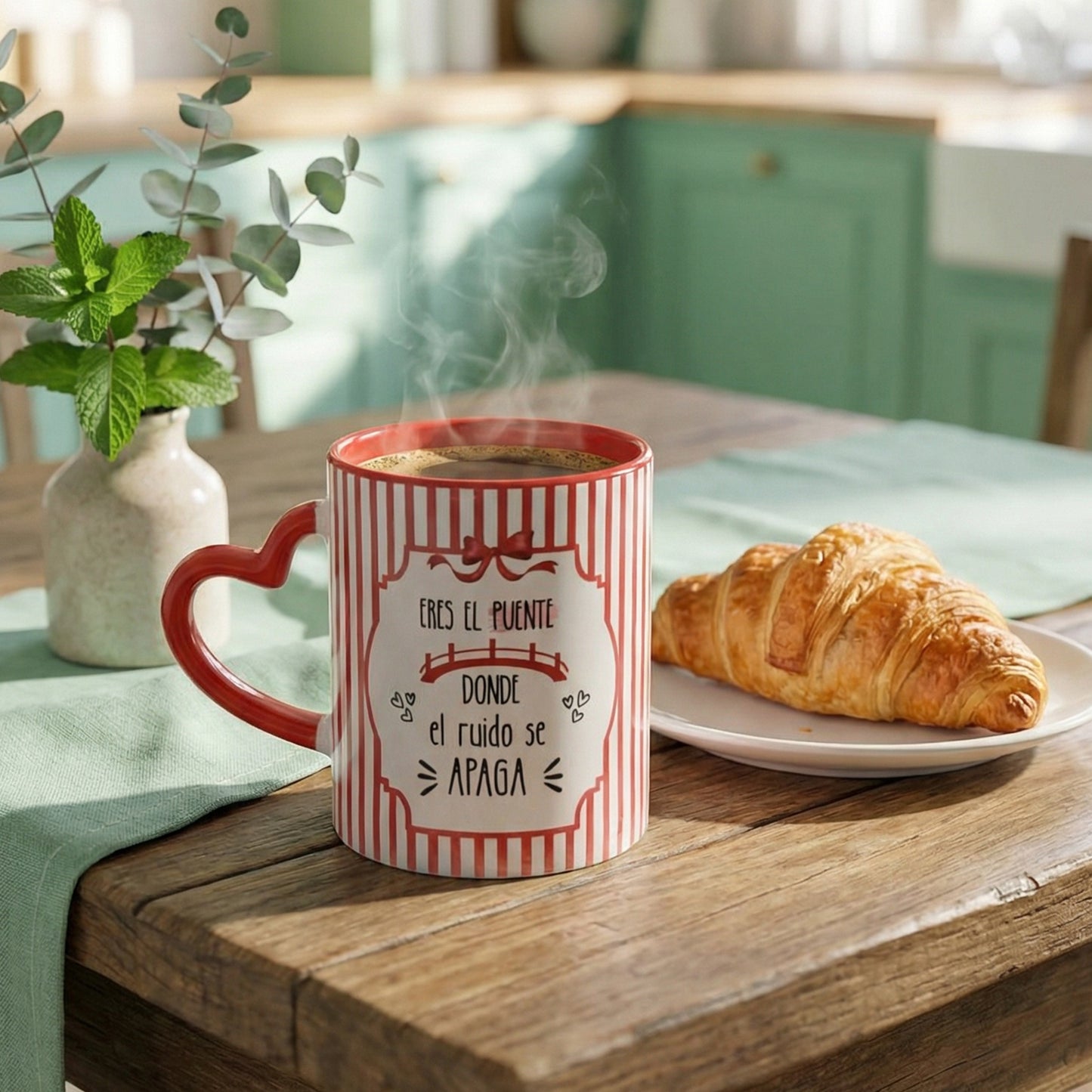 TAZA ASA CORAZON ROJO LOVE MOOD (EDICION LIMITADA)
