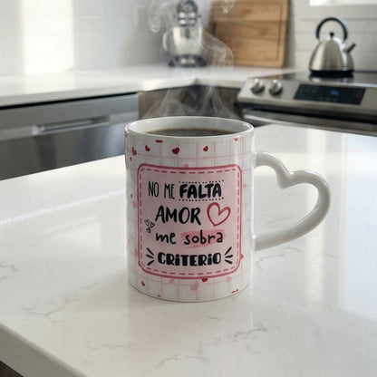 TAZA ASA CORAZIÓN BLANCO LOVE MOOD (EDICION LIMITADA)