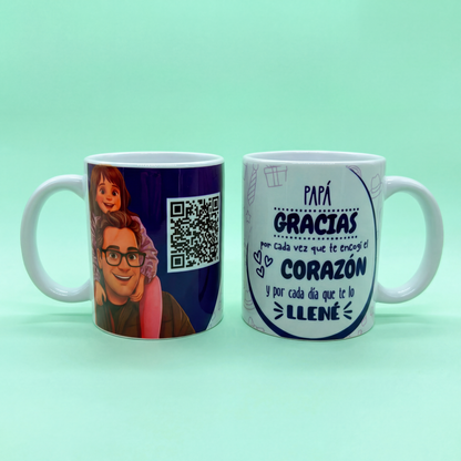 TAZA CON CANCION QR (COLECCIÓN DÍA DEL PADRE 2026)