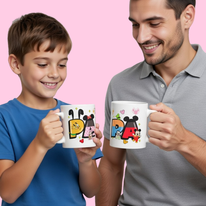 TAZA PAPÁ DISNEY 11OZ (COLECCION DIA DEL PADRE)